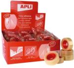 Apli Ragasztószalag, 19 mm x 33 m, APLI "Transparent", átlátszó (RA11103) - tintasziget