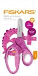 Fiskars Olló, iskolai, 13 cm, FISKARS "Glitter Kids", rózsaszín (IF1064074) - tintasziget