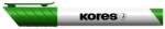 Kores Tábla- és flipchart marker, 3 mm, kúpos, KORES "K-Marker XW1", zöld (IK20835) - tintasziget