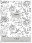 Shkolyaryk Publishing House Spirálfüzet, A4+, kockás, 80 lap, SHKOLYARYK "Vintage flowers", vegyes (SB806700K) - tintasziget