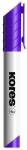 Kores Tábla- és flipchart marker, 3 mm, kúpos, KORES "K-Marker", lila (IK20836) - tintasziget