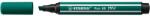 STABILO Filctoll, 1-5 mm, vágott hegy, STABILO "Pen 68 MAX", türkizzöld (TST76853) - tintasziget