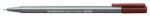STAEDTLER Tűfilc, 0, 3 mm, STAEDTLER "Triplus 334", középbarna (TS33476) - tintasziget