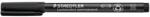 STAEDTLER Alkoholos marker, OHP, 1 mm, STAEDTLER "Lumocolor® 317 M", fekete (TS3179) - tintasziget