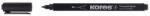 Kores Alkoholos marker, CD/DVD, 1 mm, KORES, fekete (IK22100)