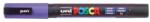 uni Dekormarker, 0, 9-1, 3 mm, UNI "Posca PC-3ML", fényes lila (TUPC3MLL) - tintasziget