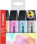 STABILO Szövegkiemelő készlet, 2-5 mm, STABILO "BOSS original Pastel", 4 különböző szín (TST7044) - tintasziget