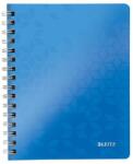 Leitz Spirálfüzet, A5, kockás, 80 lap, LEITZ "Wow", kék (E46410036) - tintasziget
