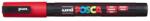 uni Dekormarker, 0, 9-1, 3 mm, UNI "Posca PC-3M", piros (TUPC3MP) - tintasziget