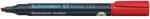 Schneider Alkoholos marker, 1-4 mm, vágott, SCHNEIDER "Maxx 133", piros (TSC133P) - tintasziget