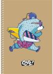 Shkolyaryk Publishing House Spirálfüzet, A5, kockás, 96 lap, SHKOLYARYK "Student", vegyes (SB966116K) - tintasziget