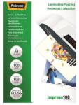 Fellowes Meleglamináló fólia, 100 mikron, A4, fényes, 100 db, FELLOWES (IFW53511) - tintasziget