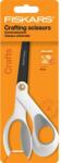 Fiskars Olló, általános, tapadásmentes, 21 cm, FISKARS "Titanium", fehér (IF1070026)