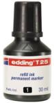 edding Utántöltő alkoholos markerhez, EDDING "T25", fekete (TEDM25FK)