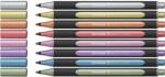 Schneider Metálfényű filctoll készlet, 1-2 mm, SCHNEIDER "Paint-It 020", 8 különböző szín (TSC020V8) - tintasziget