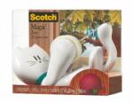 3M Ragasztószalag-adagoló, asztali, feltöltött, 3M SCOTCH "C39", cica (LPC39)