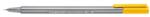 STAEDTLER Tűfilc, 0, 3 mm, STAEDTLER "Triplus 334", napsárga (TS334110) - tintasziget