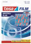 tesa Ragasztószalag-adagoló, kézi, 2 db TESA "tesafilm®" 15mm x 10 m ragasztószalag, átlátszó (TE57319) - tintasziget