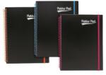 Pukka Pad Spirálfüzet, A4+, vonalas, 100 lap, PUKKA PAD, "Neon notepad (PUPN7662V) - tintasziget