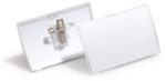 Durable Névkitűző, csíptetővel és tűvel, PP, 54x90 mm, DURABLE "CLICK FOLD (DB821419) - tintasziget
