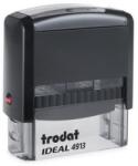 Trodat Bélyegző, TRODAT "Ideal 4913", fekete ház, fekete párnával (IT4913P2) - tintasziget
