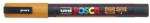 uni Dekormarker, 0, 9-1, 3 mm, UNI"Posca PC-3ML", fényes narancs (TUPC3MFN) - tintasziget