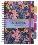 Pukka Pad Spirálfüzet, B5, vonalas, 100 lap, PUKKA PAD "Project Book Bloom", vegyes minta (PUP9494) - tintasziget