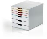 DURABLE Irattároló, műanyag, 7 fiókos, DURABLE " VARICOLOR® MIX 7", színes (762727) - tintasziget