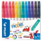 Pilot Filctoll készlet, 0, 39-0, 7 mm, törölhető, PILOT "Frixion Colors", 12 különböző szín (PFCOF12V)