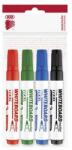 ICO Tábla- és flipchart marker készlet, 1-3 mm, kúpos, ICO "Plan 11 XXL", 4 különböző szín (TICPL11XV4) - tintasziget