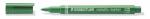 STAEDTLER Dekormarker, 1-2 mm, kúpos, STAEDTLER "8323", metálzöld (TS8323553) - tintasziget