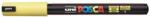 uni Dekormarker, 0, 7 mm, UNI "Posca PC-1MR", sárga (TUPC1MRS) - tintasziget