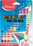 Maped Filctoll készlet, kimosható, MAPED "Color`Peps Duo", 20 különböző szín (IMA847010) - tintasziget