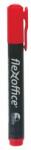 FlexOffice Alkoholos marker, 1, 5 mm, kúpos, FLEXOFFICE "PM03", piros (FOPM03P) - tintasziget