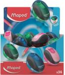 Maped Hegyező display, egylyukú, tartályos, MAPED "Clean", vegyes színek (IMA030111)