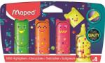 Maped Szövegkiemelő készlet, 1-5 mm, MAPED "Pixel Party Mini", 4 különböző szín (IMA743602) - tintasziget