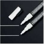 Sigel Folyékony krétamarker, kúpos hegy, 1-2 mm SIGEL, fehér (SBA178) - tintasziget