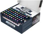 Schneider Kétvégű marker készlet, 72 darabos, SCHNEIDER "Paint-It 040 Twin marker Set complete", 30 különböző szín (TSC040V72C) - tintasziget