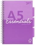 Pukka Pad Spirálfüzet, A5, vonalas, 100 lap, PUKKA PAD "Unipad Essentials Project Book", vegyes (PUPUEPBA5) - tintasziget