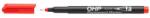 ICO Alkoholos marker, OHP, 0, 5 mm, F, ICO, piros (TICOHPFP) - tintasziget