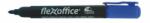 FlexOffice Alkoholos marker, 1, 5 mm, kúpos, FLEXOFFICE "PM03", kék (FOPM03K) - tintasziget