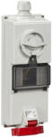 Schneider Electric Schneider 82759 ISOBLOCK Falra szerelhető, reteszelhető aljzat, 3P+N+F, 6h, 16A, 415V, IP65, DIN sínnel (82759)