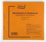 Nyomell C. 3304-31 MEGRENDELŐ MUNKALAP FOGSZAB. , 25*2 LAPOS, 150x140 MM (22762)