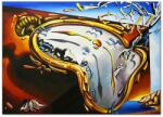 Inne olajfestmény (Salvador Dali: Melting Clock at Moment of First Explosion) - többszínű Univerzális méret