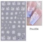  Körömmatrica - Pro. 034 virág