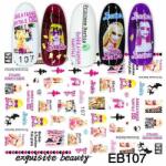  Körömmatrica - EB107 Barbie