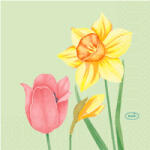 DUNI szalvéta 3 rétegű 24x24 Spring Melody 50 db/cs