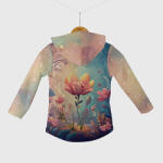 Takoy Panel szabásmintával 110-es softshell kabát mesebeli virág