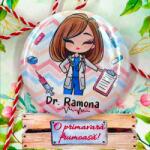 Gravolo Martisor personalizat insigna pentru medic doctor (C999)