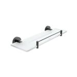 Nimco Unix - Polc, 40 cm, plexi/matte fekete UNC X440-X-90 (UNC X440-X-90)